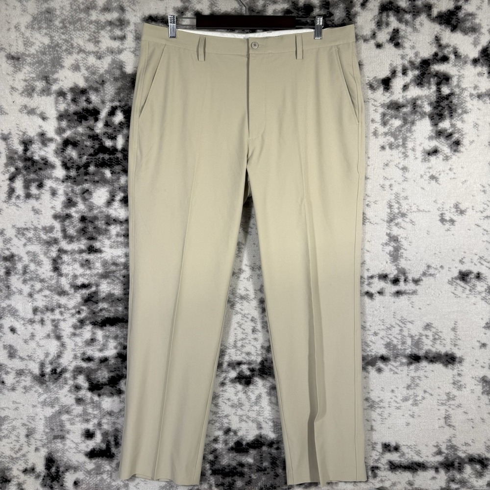 Footjoy Pants Mens Size 38x32 Beige Performance Stretch Golf Preppy Work Career